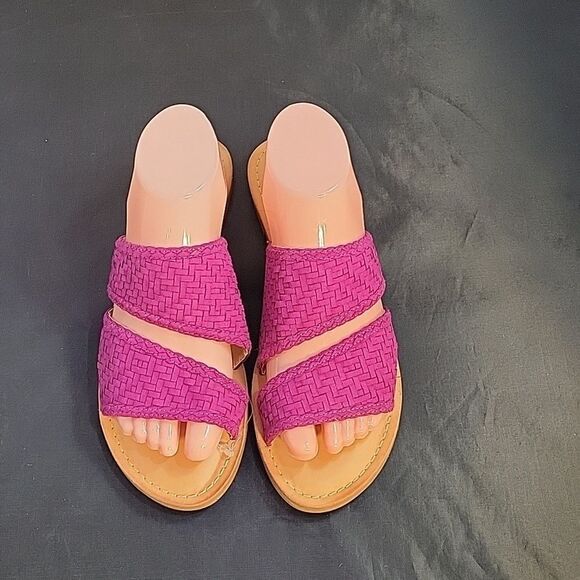 NEW CARLOS BY CARLOS SANTANA WOMEN'S HOLLY FABRIC SLIDE SANDAL - Picture 2 of 16